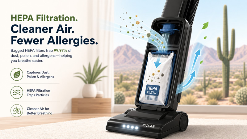 HEP Filtration. Cleaner Air. Fewer Allergies